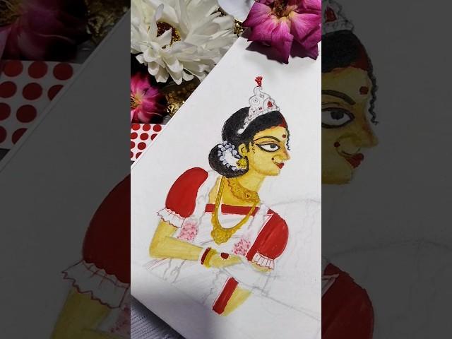 Bengali Bride drawing #bengali #shorts #art #youtubeshorts #trending #painting