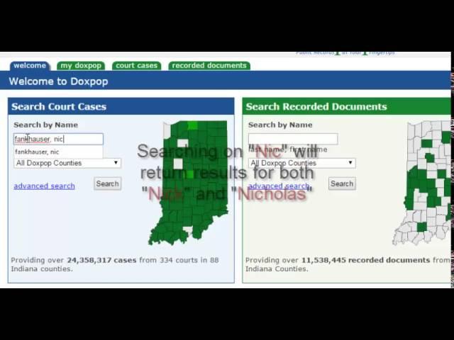 How to Search Doxpop Court Records
