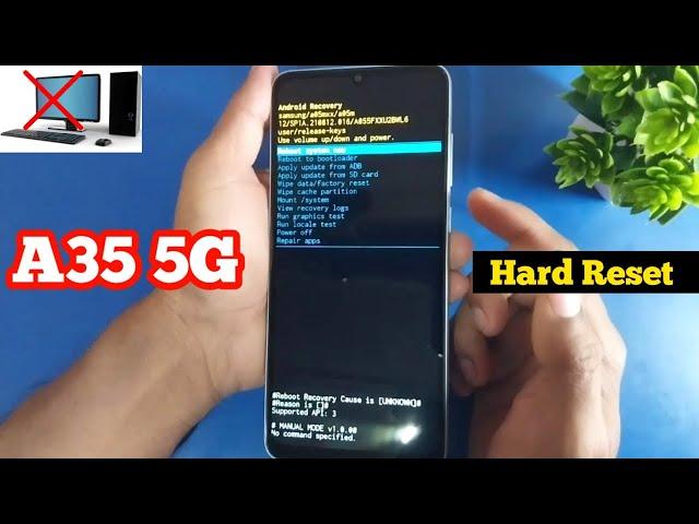 How To SamsungGalaxy A35 5g hard Reset