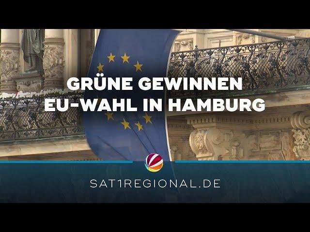 Europawahl 2024: Grüne stärkste Kraft in Hamburg