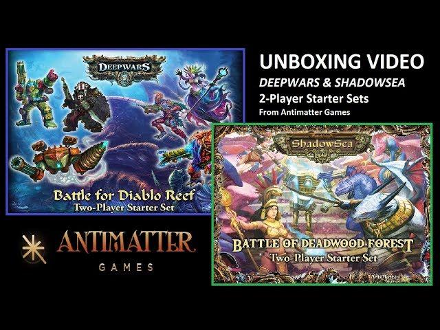 DeepWars & ShadowSea 2-Player Starter Sets Unboxing