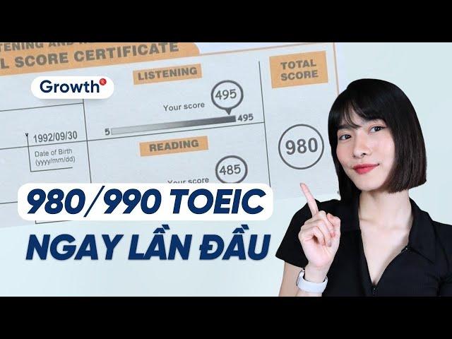 BÍ KÍP 980/990 TOEIC NGAY LẦN ĐẦU ĐI THI | The Red Dot