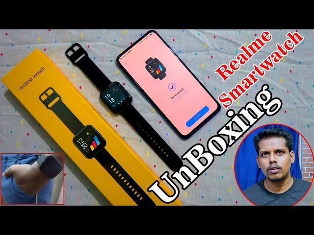 Realme watch Unboxing in Tamil - Setup & Overview - TechNtech Tamil