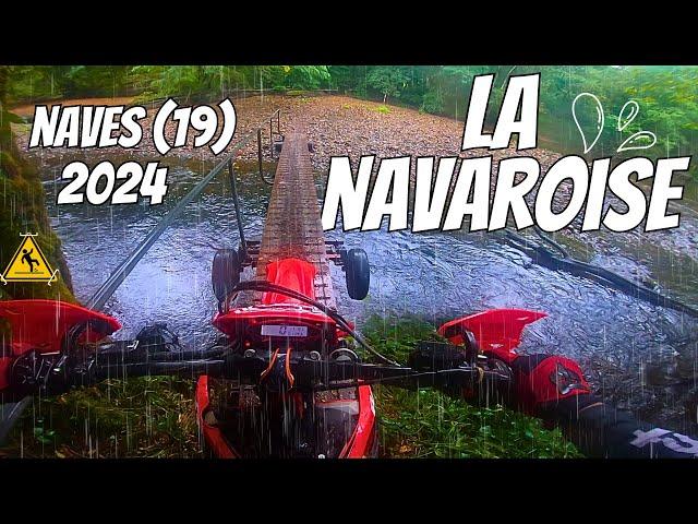 |ENDURO #4k |Randonnée moto ~La Navaroise~ Naves (19) 2024 (c'était glissant)