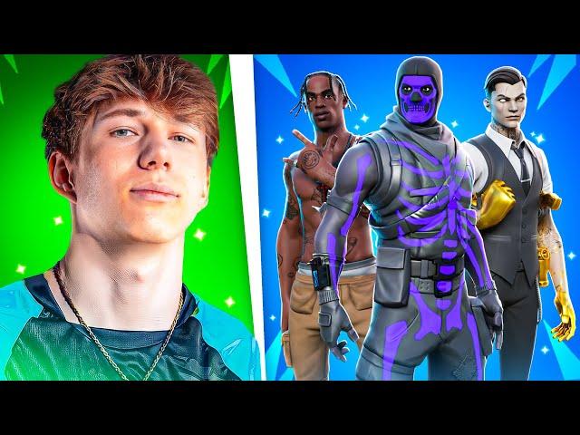 23 Skins Fortnite Pros Made TRYHARD.. (Clix, MrSavage, Mongraal)