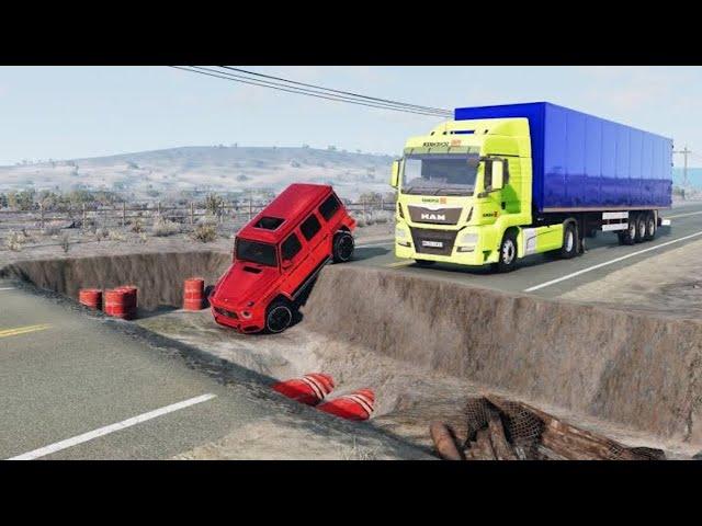 Car Vs Ditch TRAP ◀️ BeamNG.drive - BNG Nation