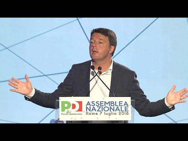 L'intervento all'Assemblea Nazionale del Partito Democratico