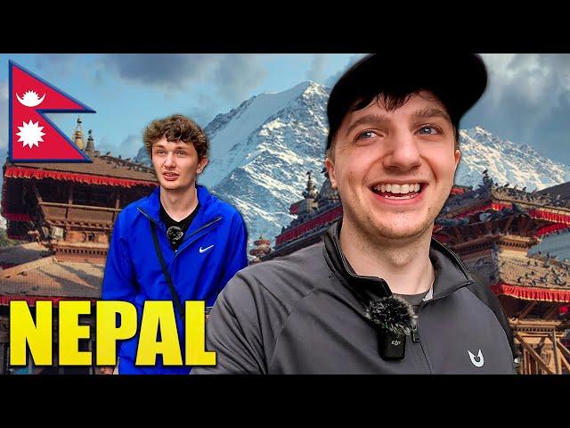 We Finally Made It to NEPAL! | $160 Flight on Nepal Airlines 