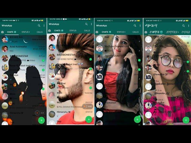 how to change whatsapp background photo ( Azad kushwaha