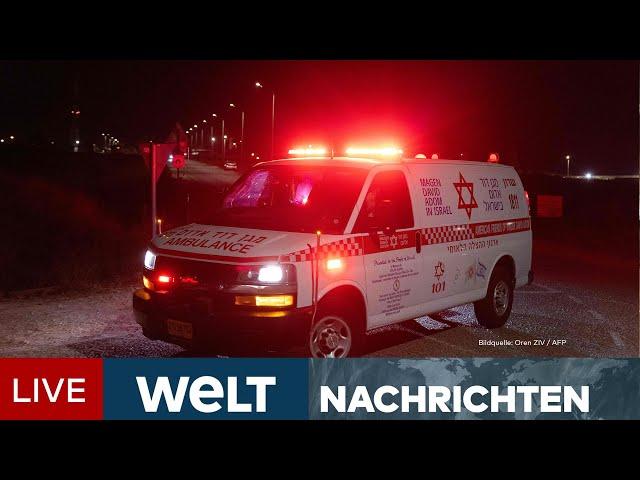 KRIEG IN NAHOST: Tote und Verletzte - Hisbollah-Drohne überwindet Israels Iron Dome | Livestream