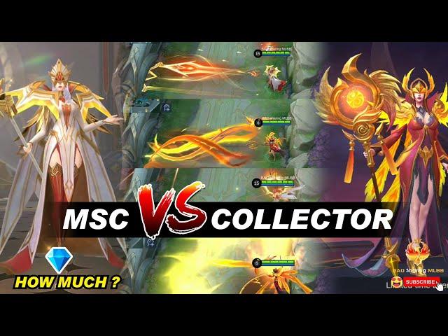 Pharsa MSC VS COLLECTOR SKIN | NEW Hierophant and Empress Phoenix Comparison MLBB