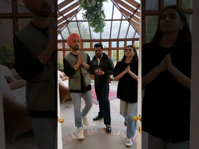 Diljit-Nimrat khaira And Arjan Dhillon New Video//#youtubeshorts