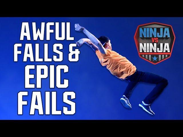 Best Runs: Awful Falls And Epic Fails | American Ninja Warrior: Ninja Vs. Ninja