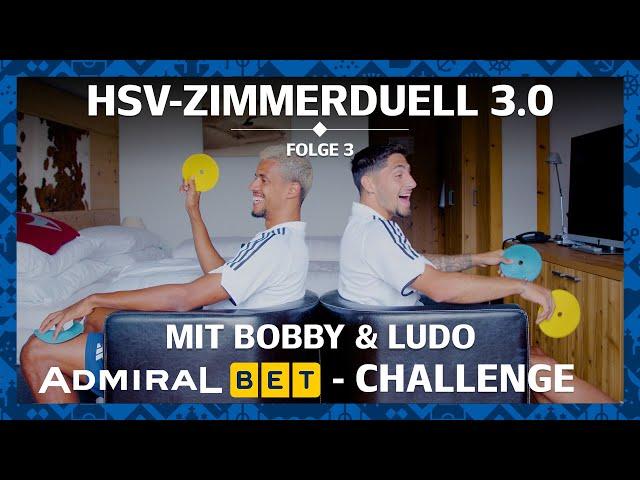 HSV-ZIMMERDUELL 3.0 | Folge 3 mit Robert Glatzel und Ludovit Reis | AdmiralBET-Challenge