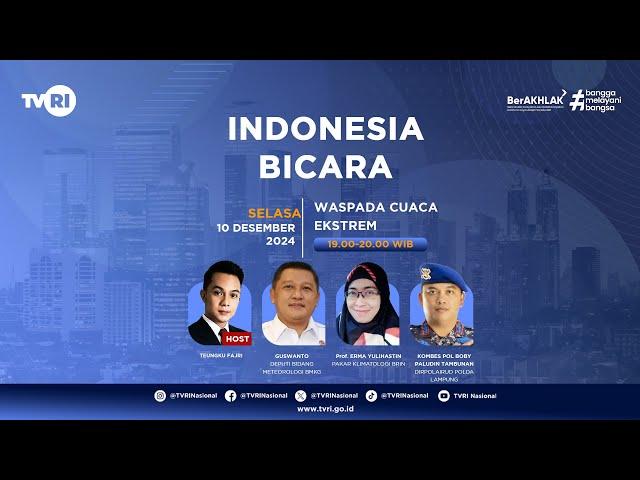 INDONESIA BICARA | WASPADA CUACA EKSTREM