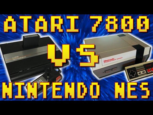 Nintendo NES vs Atari 7800! 28 Games Compared!