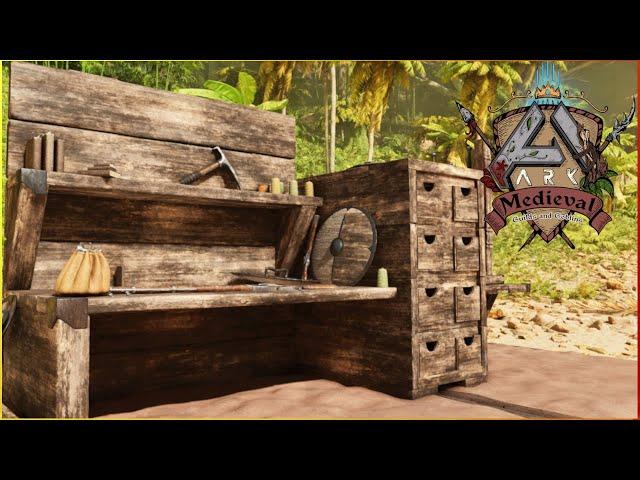 Medieval Weapons of WAR Workbench - The Boy's Go ARK Medieval [Episode 5]