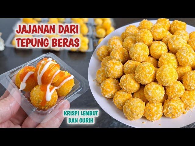 GAK NYANGKA DARI TEPUNG BERAS BISA BUAT JAJANAN SEENAK INI! JAJANAN KEKINIAN MODAL RECEH
