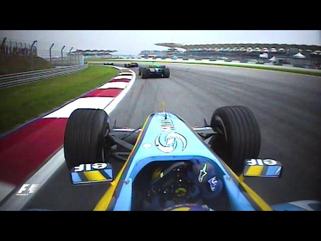 Fernando Alonso's Superb Start | 2004 Malaysian Grand Prix