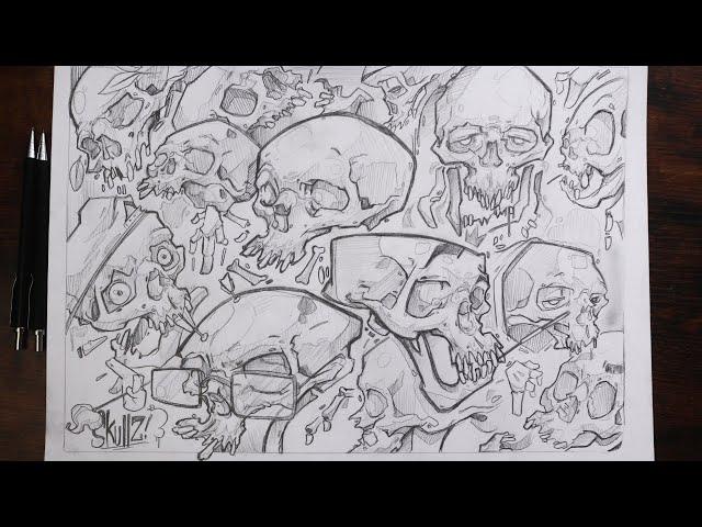 How To Draw Skulls (With Style) 