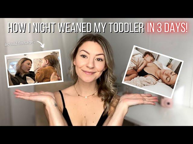 HOW I NIGHT WEANED MY CO-SLEEPING TODDLER IN 3 DAYS | Dr. Jay Gordon schedule