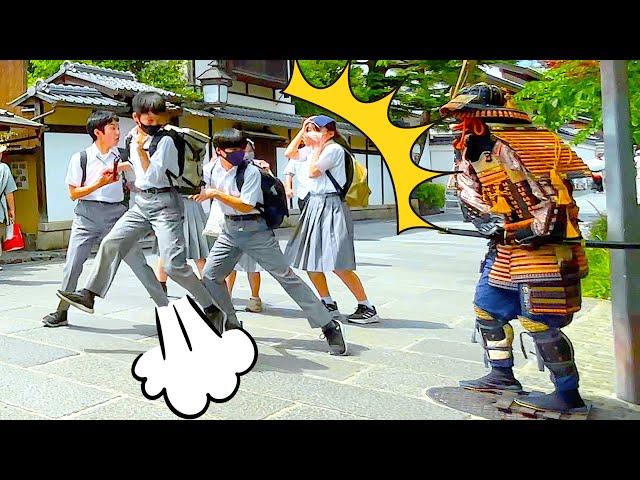 #55 SAMURAI Mannequin Prank in Kyoto Japan | Japanese shogun prank for traveler at Kiyomizu Temple