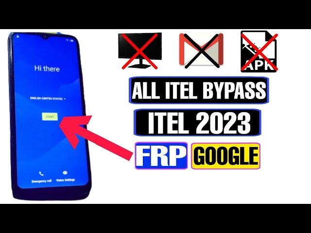 All Itel Bypass Google Account 2023 | All Itel FRP Bypass Without PC 2023 | FRP Bypass | Itel |