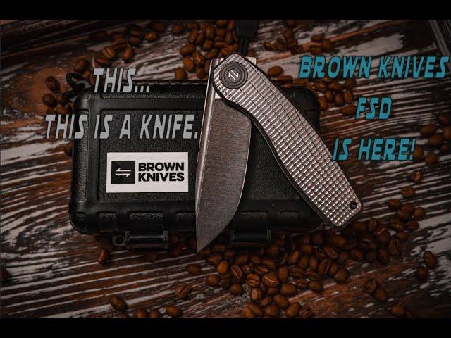 BLOWN AWAY by this knife from Brown Knives!