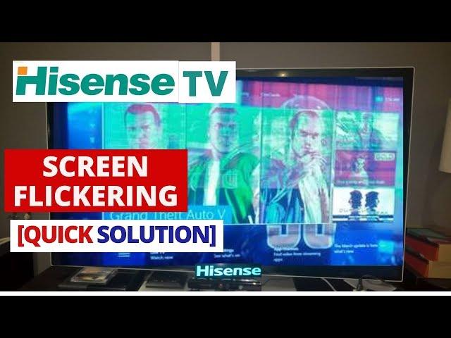 How to Fix Hisense TV Screen Flickering problem || Very Easy Method