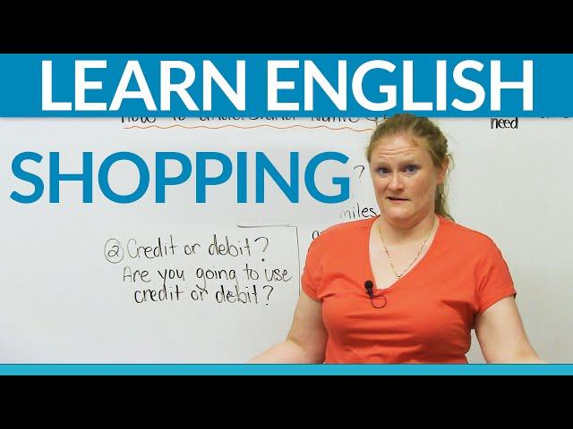 Learn Real English - SHOPPING