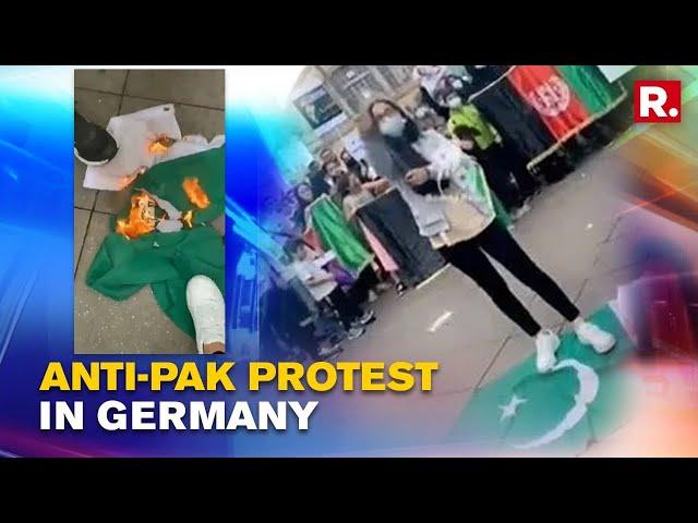 Pak Flag Set Ablaze In Germany, 'Death To Pakistan' Slogans Raised By Afghan Protestors