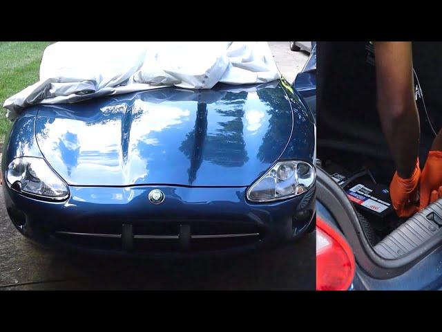 1997 Jaguar XK8 gets a New Battery