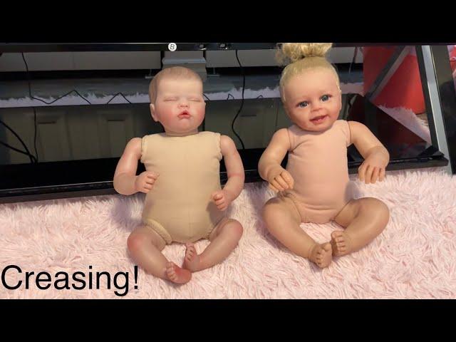 Let’s paint a baby! Adding creases on my reborn art dolls.