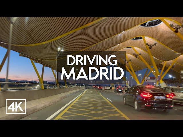 [4K] Driving Madrid | New Urban Development of Valdebebas - Barajas Airport | POV 4K HDR