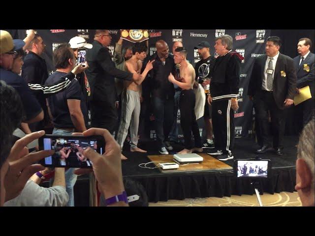 (WHOA) RYAN GARCIA & JAYSON VELEZ NEAR BRAWL AT WEIGH IN!! BOTH RIPPED AND READY TO ROCK