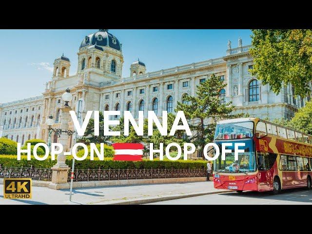 Vienna Sightseeing Bus Tour No. 1  City Center Historic Landmarks  4K Video #ExploreAustria