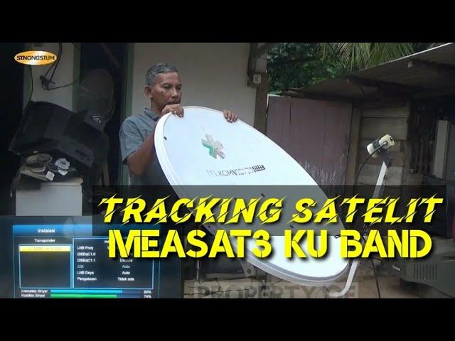 tracking satelit measat3 ku band saat ini