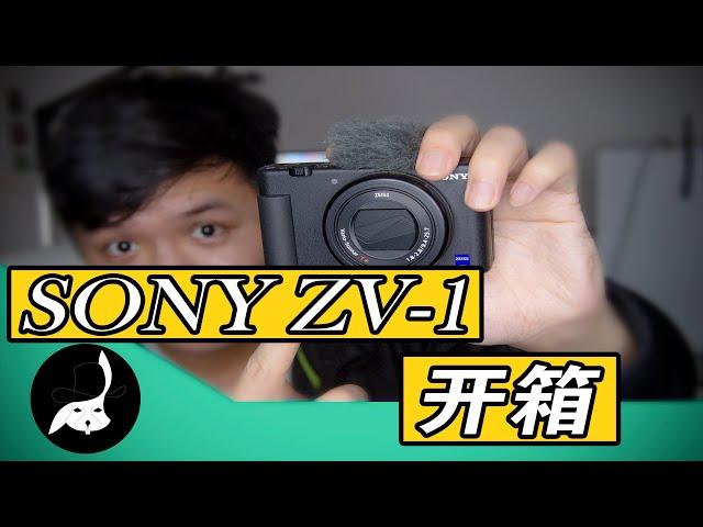 Vlogging神器 SONY ZV-1的开箱上手轻体验 | 呆呆卫