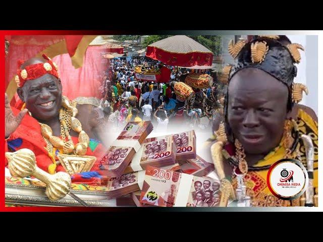 LIVE From Cape Coast:Oguaa Residents Show Appreciation After Asantehene Donates Billions Of Cedis