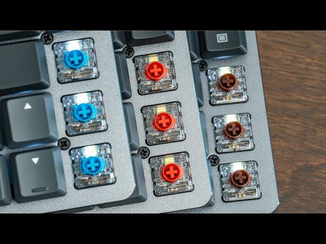 Logitech MX Mechanical Switch Feel and Sound Comparison