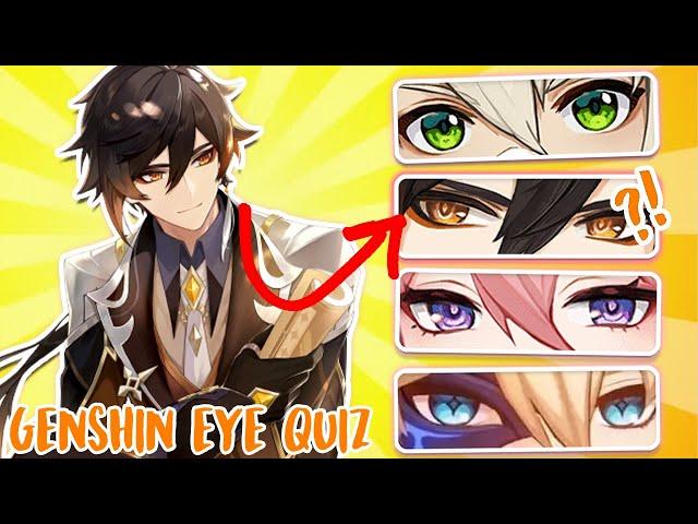 Guess Genshin Impact Character by Their Eyes | Genshin Impact Quiz (3 Seconds Challenge)