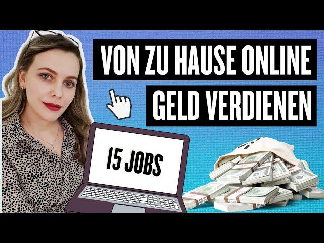 15 Jobs von zu Hause 2023 | In Heimarbeit oder remote Online Geld verdienen