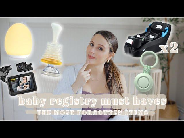 MOST FORGOTTEN BABY REGISTRY ITEMS | Baby Registry Must Haves For New Moms