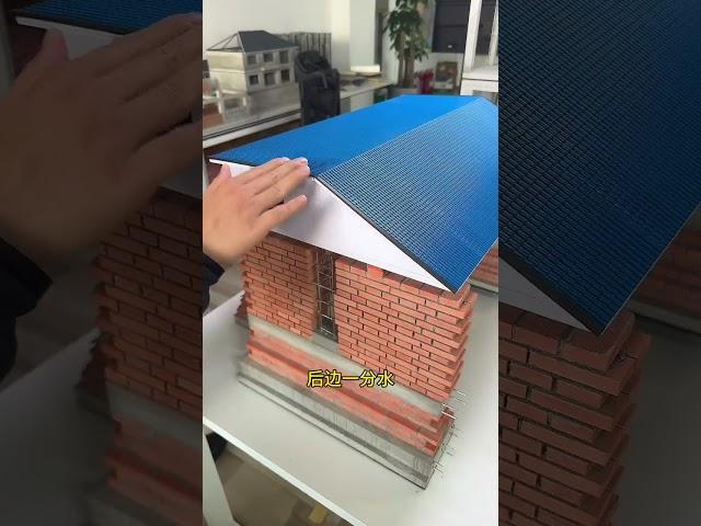 農村建房做閣樓，屋頂還能這樣做 #農村建房 #圖紙設計 #農村生活 #圖紙 #農村別墅