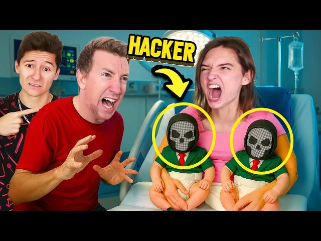 (OMG!) OLIVE’S TWINS Are NOT NORMAL?  Alien or SCATTER SKULL?! Spy Ninjas Chad Wild Clay Vy Qwaint