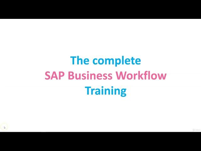 The Complete SAP Workflow Training (2020) - learn SAP Workflow