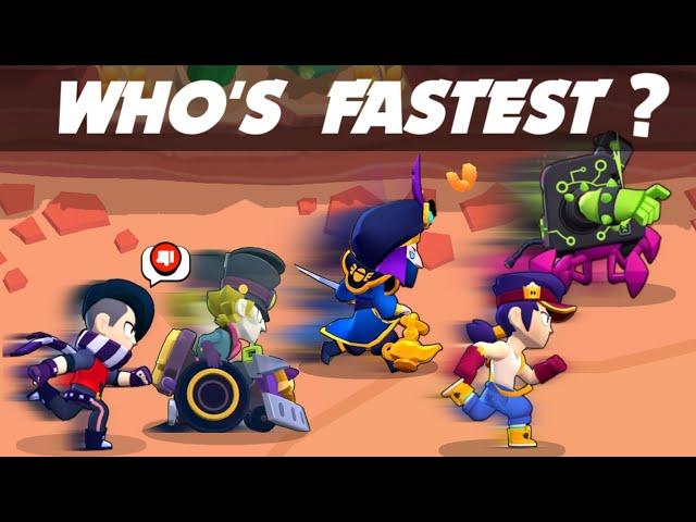 Who is the Fastest Brawler in Brawl Stars? Speed Test! 2024