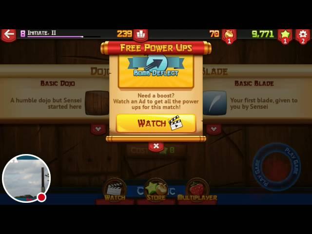 "Fruit Ninja" game for android phones