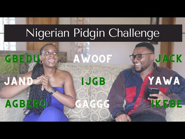 I TRIED TO SPEAK PIDGIN!  Guessing Nigerian Pidgin Slang ft. Tony