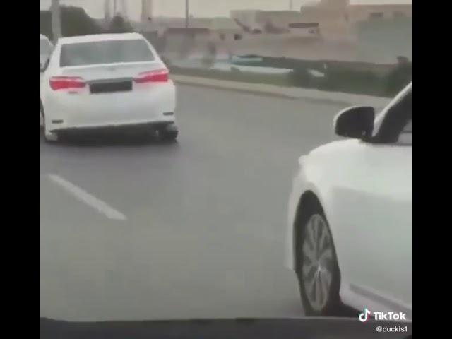 3 cars dance in a highway 